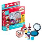 Kit Maquiagem Infantil 5 Peças Cor e Diversão Turma da Mônica