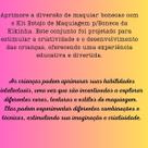 Kit Maquiagem Infantil Bate Coração Estojo p/ Boneca