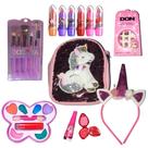Kit Maquiagem infantil com Bolsinha de Unicórnio