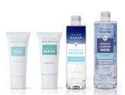 Kit Maquiagem, Limpeza e Esfoliação Facial Pure Ocean Sheida