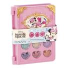 Kit Maquiagem Portátil Sombra Brilho Brush Batom Teen Diário Rosa da Minnie Mouse Disney Fenzza
