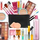 Kit Maquiagem Premium Mia Make Batom Base Sombra Pó Pincel