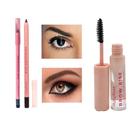 Kit Maquiagem Ruby Rose Lápis de Olho à Prova DÁgua Eye-Catching + Gel Incolor Fixador Sobrancelhas Brow Rise
