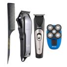 Kit Maquina De Cortar Cabelo Degradê Barbasol Profissional