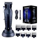 Kit Máquina De Cortar Cabelo Kemei Km-2296 Profissional Cor Preto 110v/220v
