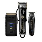 Kit Máquina de Cortar Cabelo Magic Clip Black + Barbeador Shaver Vanish Wahl