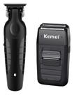 Kit Máquina de Corte e Barbeador Kemei Profissional