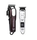 Kit Máquina de Corte Mister Lizz Thunder Sem Fio + Acabamento Mister Shelby Sem Fio Bivolt Lizz