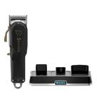 Kit Máquina de Corte Senior Cordless Profissional Sem Fio Com Base Carregadora Wahl Power Station, Carrega 3 Máquinas, Bivolt