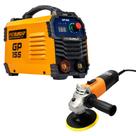KIT Máquina de Solda Inversora GP 155A 127V e Esmerilhadeira 720W 127V Pró Euro KIT Máquina de Solda Inversora GP 155A 127V e Esmerilhadeira 720W 127V Pró Euro