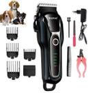 Kit Maquina Profissional De Tosa Cachorro Kemei 1991