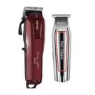 Kit Máquinas Barbeiro Iniciante Combo Profissional Kemei 2600-032 Recarregável Bivolt