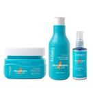 kit Mar Morto Hobety Profissional Tratamento de Esfoliação e Nutrição 300g300ml60ml