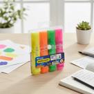 Kit Marca Texto com 4 Unidades Neon First
