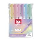 Kit Marca Texto Flash Pastel 607283 6 Cores - Tris