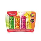 Kit Marca Texto Fluo Peps Mini Cute 4 Cores - Maped