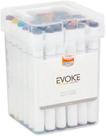 Kit marcador BRW evoke dual marker com 36 cores