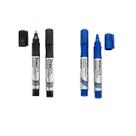 Kit Marcador De Quadro Branco 2 Uni. Azul e Preto - Molin