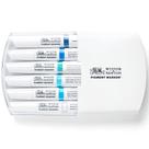 Kit Marcador Tons De Azul Pigment Marker Winsor & Newton
