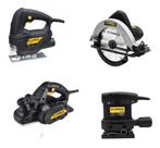 Kit Marceneiro Top Serra Circular Tico Tico Lixadeira Orbital e Plaina Kit Marceneiro Top Serra Circular Tico Tico Lixadeira Orbital e Plaina