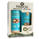 Kit Marcia Argan Blindagem dos Fios Shampoo 325ml Condicionador 200ml