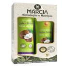 Kit Márcia Cachos Definidos Óleo de Coco Shampoo 325ml Condicionador 200ml
