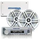 Kit Marinizado Hurricane Alto Falante HM650 +Modulo 800.4M +Radio HRM620