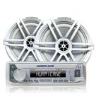 Kit Marinizado Hurricane Alto Falante HM650 +Radio HRM620