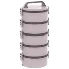 Kit marmita 05 peças marmiteiro produto original soprano