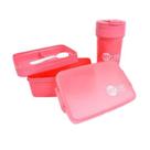 Kit Marmita Com Garrafa + Colher BPA Free - B-0231