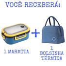 Kit Marmita Fitness 1l Com Bolsa Térmica Academia Trabalho Kit Marmita Fitness 1l Com Bolsa Térmica Academia Trabalho