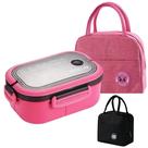 Kit Marmita Fitness 1l Com Bolsa Térmica Academia Trabalho