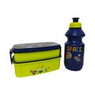 Kit Marmita Infantil Lancheira Escolar Trava 2 Andares