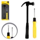 Kit Martelo com Chave Philips e Chave de Fenda Jogo de Peças e Ferramentas Kit Martelo com Chave Philips e Chave de Fenda Jogo de Peças e Ferramentas
