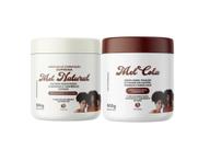 Kit máscara 500g mel natural + mel cola 500g trihair