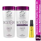 Kit Máscara Capilar Boltox Argan Oil Matizador Reparador Capilar Force de Frizz