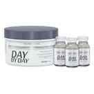 Kit Máscara e 3 Ampolas Day By Day Nutrição Capilar Rubelita Professional