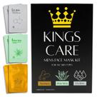 Kit Máscara Facial Kings Care - Antiacne com Turmeric, Aloe Vera e BHA 2%
