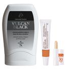 Kit Máscara Facial Vulcan Black Peel Off + Renovil Sérum Potencializador Juventude + Protetor Solar Labial