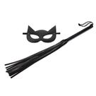 Kit Máscara Mulher Gato com Chicotinho Ideal para Festas, Cosplay e Eventos Temáticos