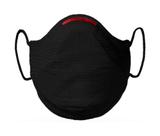 Kit Máscara Preto M Fiber Knit AIR + 30 Filtros de Proteção + Suporte