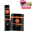Kit Máscara+Shampoo Haskell Encorpa Cabelo +mini máscara