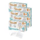 Kit Mascaras Descartaveis Talge Tripla camada com elástico Branca Clip Nasal 250 unidades Cor:Branca