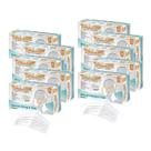 Kit Mascaras Descartaveis Talge Tripla camada com elástico Branca Clip Nasal 500 unidades Cor:Branca