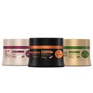 Kit Máscaras Haskell Queratina + Murumuru + Encorpa Cabelo 300g