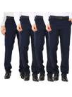 KIT Masculino 4 Peças - Calça Social Oxford Calça de Terno Executivo Azul Marinho KIT Masculino 4 Peças - Calça Social Oxford Calça de Terno Executivo Azul Marinho