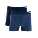 Kit Mash 2 Cuecas Boxer Microfibra 151.01 Azul/Azul