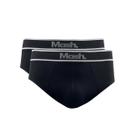 Kit Mash 2 Cuecas Slip De Microfibra 711.20 Preto