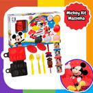 Kit Massa de Modelar Disney Mickey Churrascaria 11 Itens