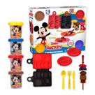 Kit Massa de Modelar Disney Mickey Churrascaria 11 Itens